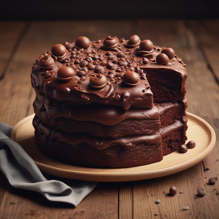 Bolo de Trigo Achocolatado com Gotas de Chocolate