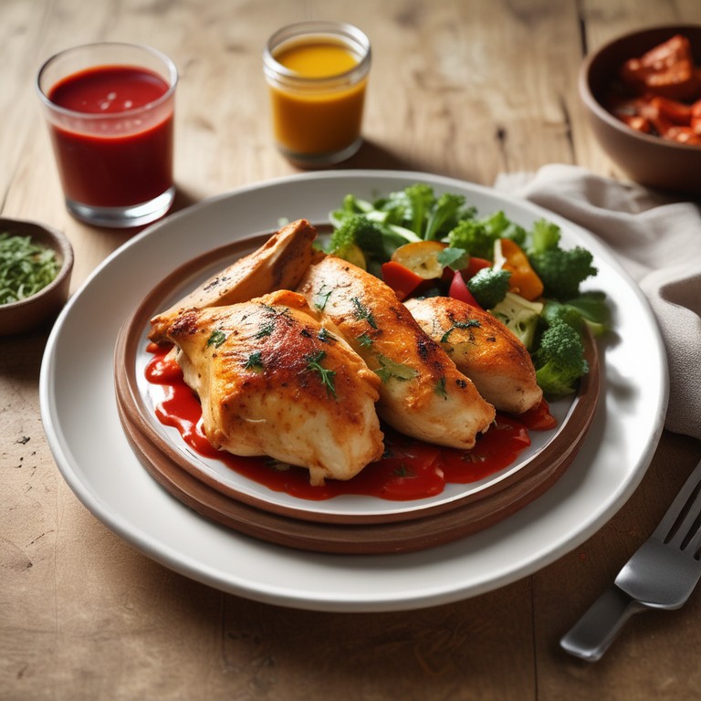 Spicy Paprika and Yogurt Marinated Chicken