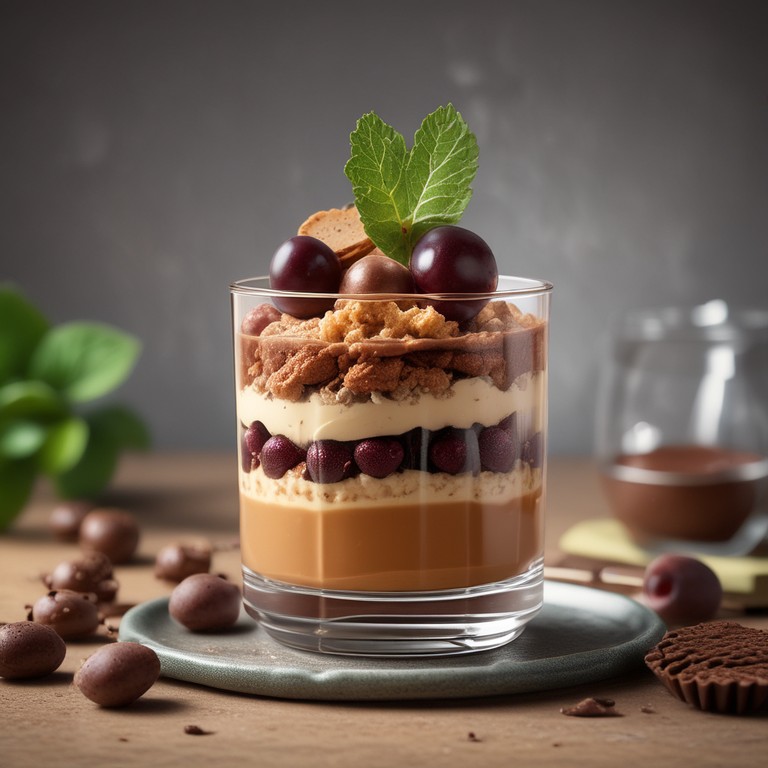 Sobremesa de Uva com Achocolatado