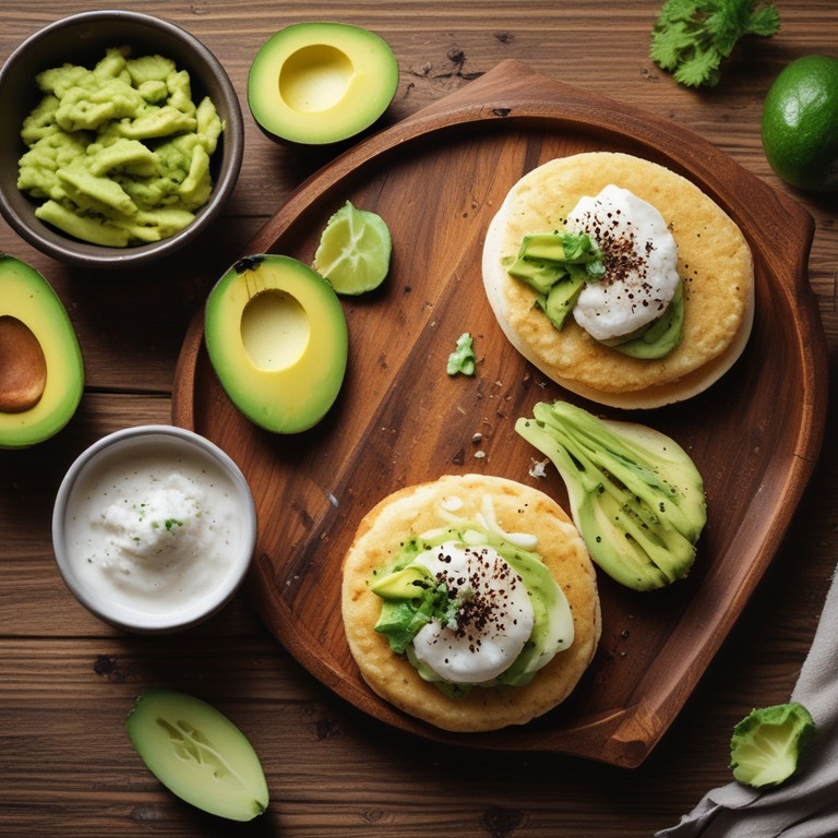 Arepas Dulces con Aguacate
