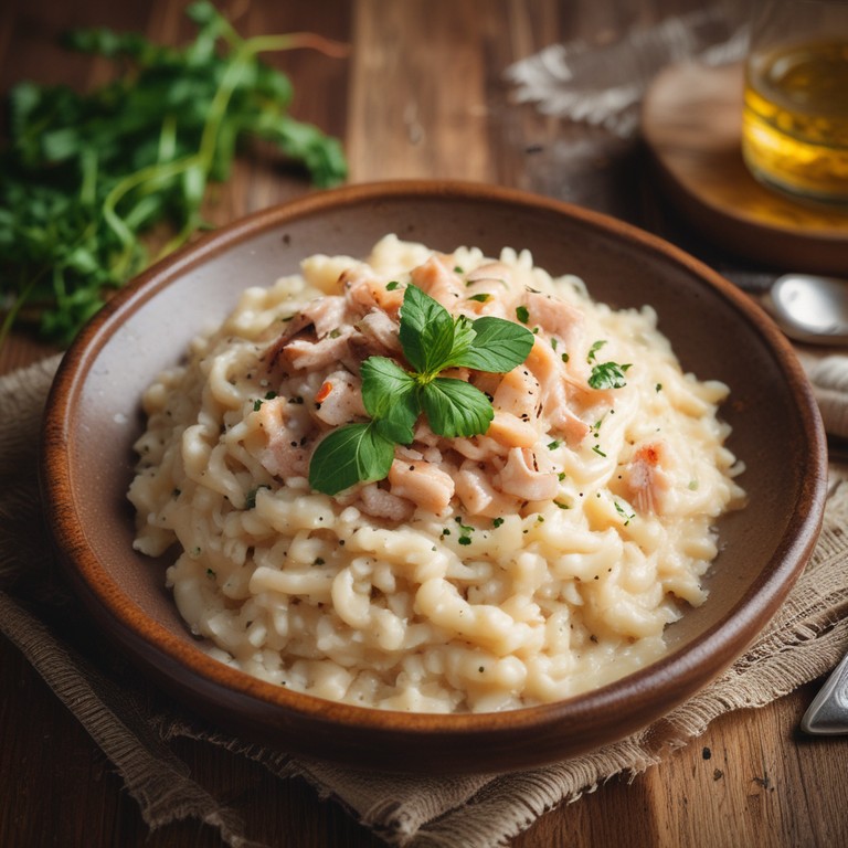 Risoto de Porco com Ervas e Queijo