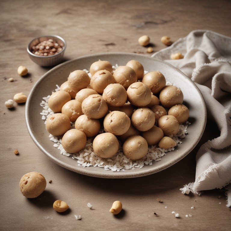 Delicious Groundnut Sweets with a Crunchy Texture