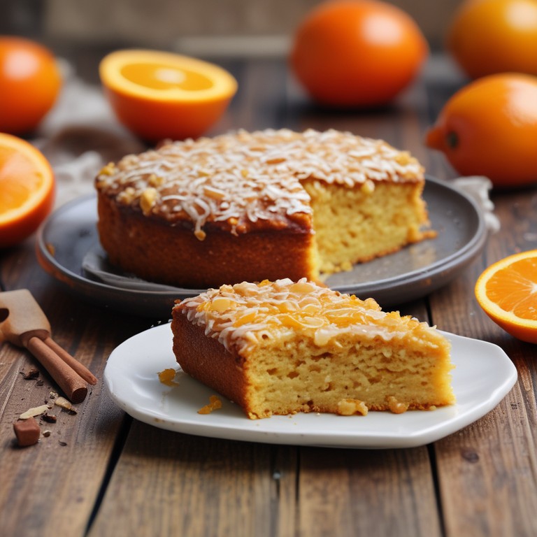 Bolo de Laranja com Aveia