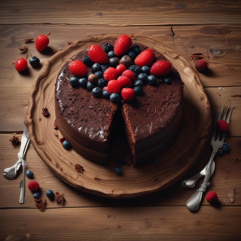 Bolo de Chocolate com Cobertura de Ganache
