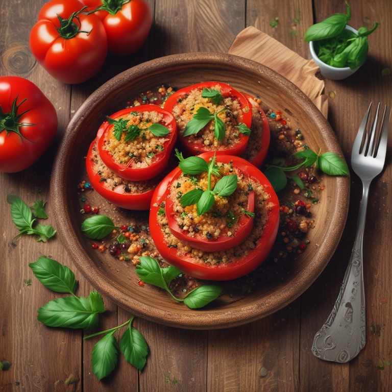 Quinoa-Stuffed Tomatoes with Fresh Herbs