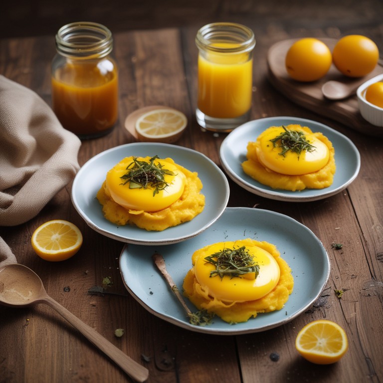 Yema de Huevo Dulce con Toque de Limón