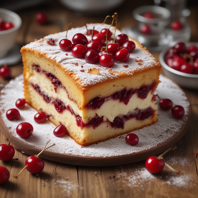Cherry Vanilla Cake