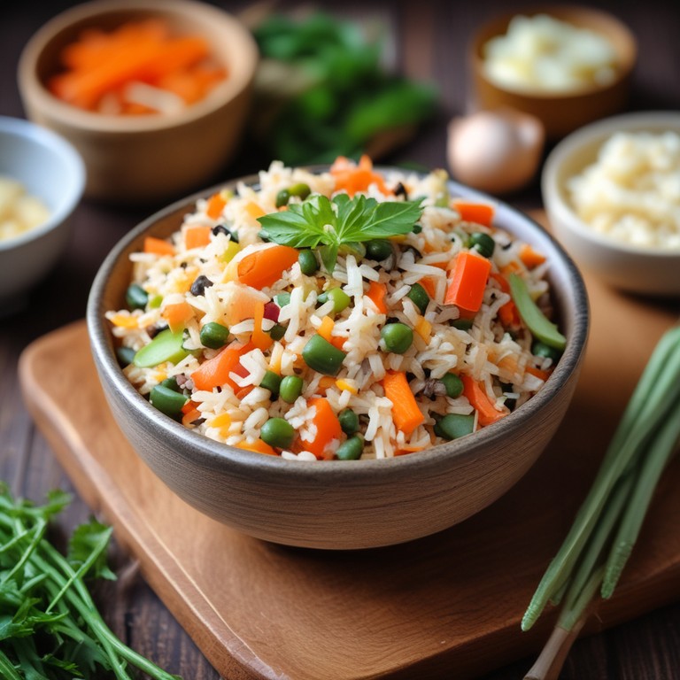 Vibrant Vegetable Rice Medley