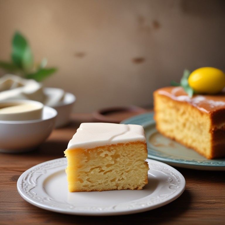 Bolo de Leite Condensado com Cobertura de Açúcar