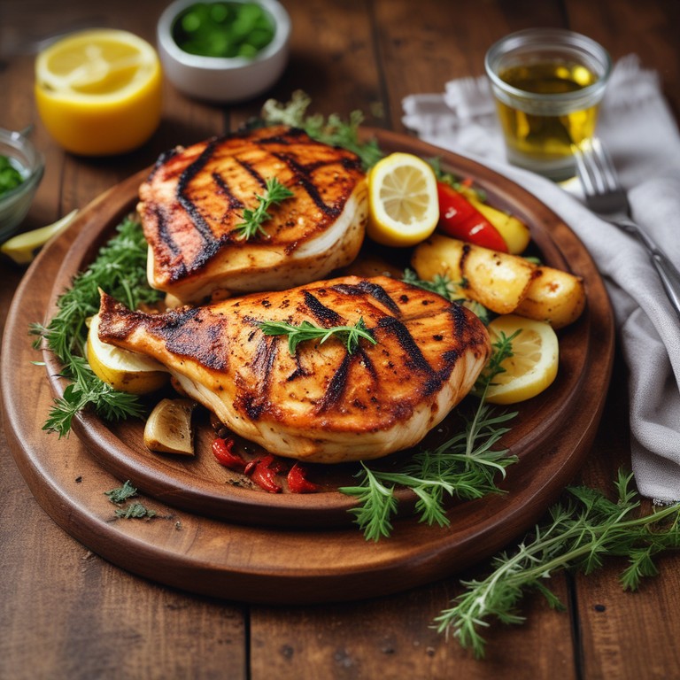 Lemon Herb Grilled Chicken Breasts