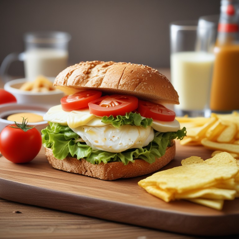 Sanduíche de Ovos com Tomate e Alface