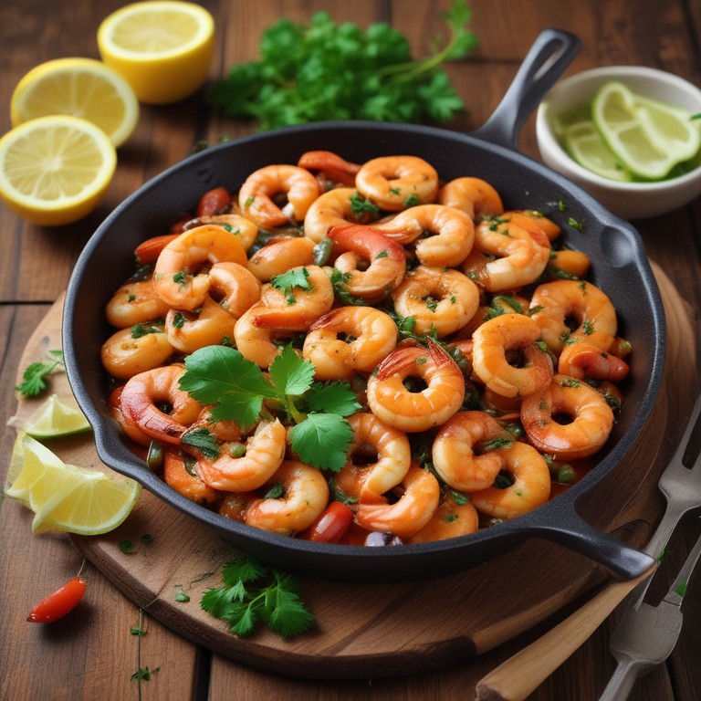 Spicy Cajun Shrimp Skillet