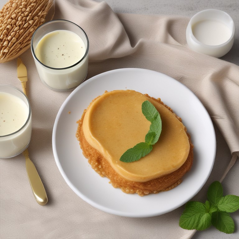 Pudim de Trigo com Leite e Ovo