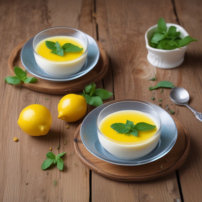 Pannacotta au Lemon Curd