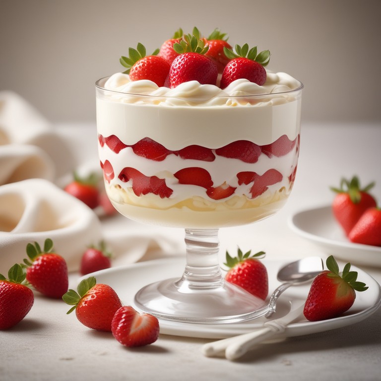 Delícia de Morango com Creme