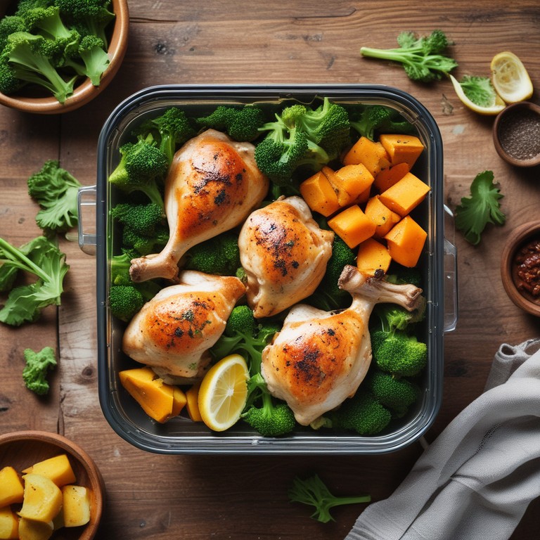 Savory Herb Chicken Leg Meal Prep