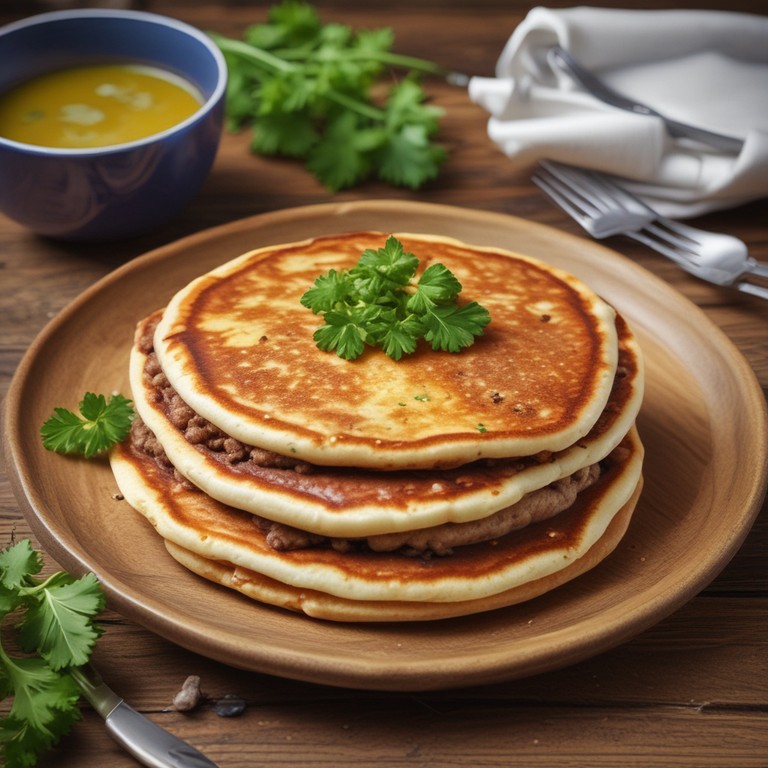 Panqueca Recheada com Carne Moída