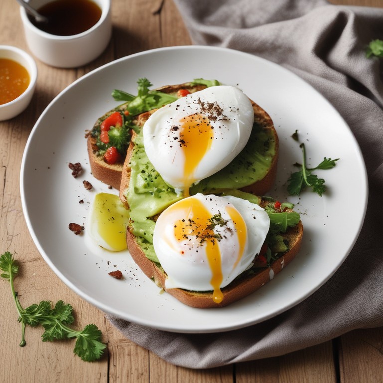 Avocado Toast with Perfectly Poached Eggs