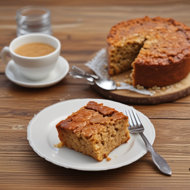 Bolo de Aveia com Farinha de Trigo