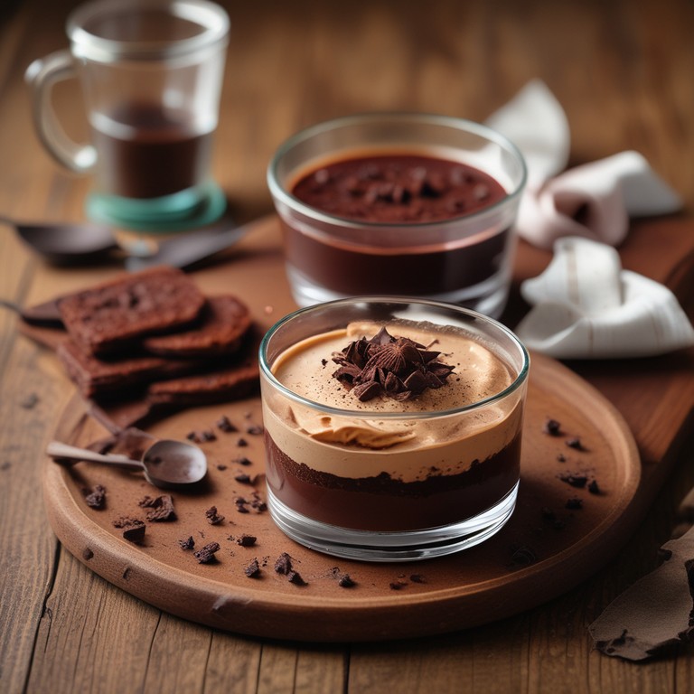 Delícia de Chocolate com Biscoito Maizena