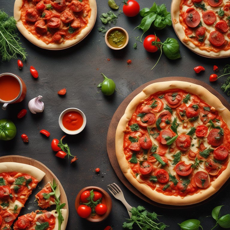 Spicy Potato Pizza Delight