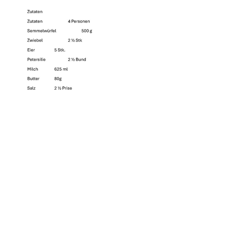 Linsen mit Semmelknödel