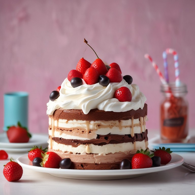 Mega Jumbo Ice Cream Cake Extravaganza