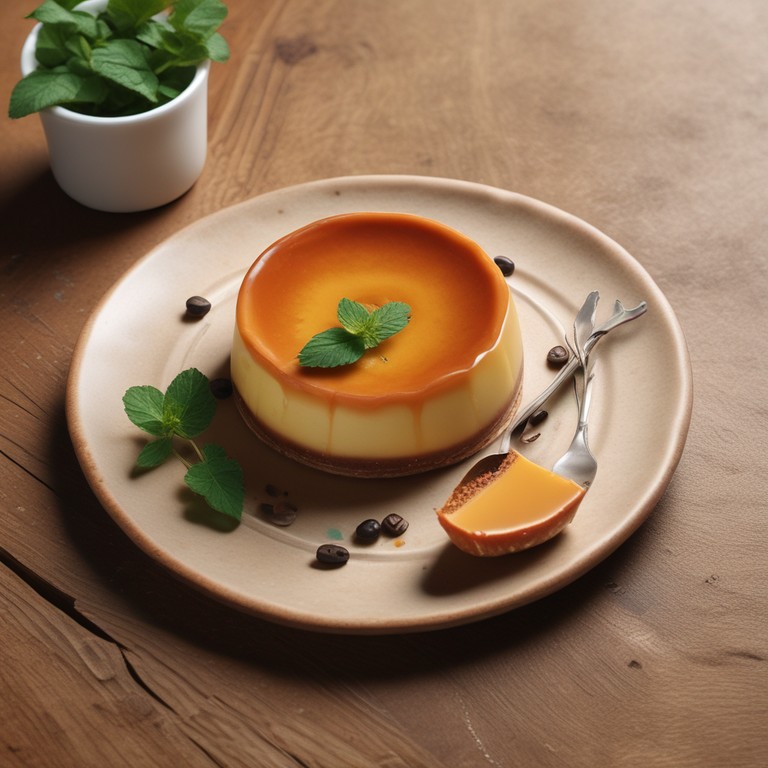 Creamy Coffee Flan with a Sweet Sugar Crust