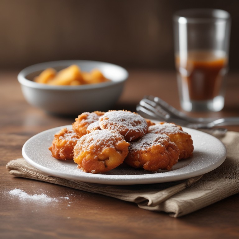 Golden Butter and Molasses Fritters