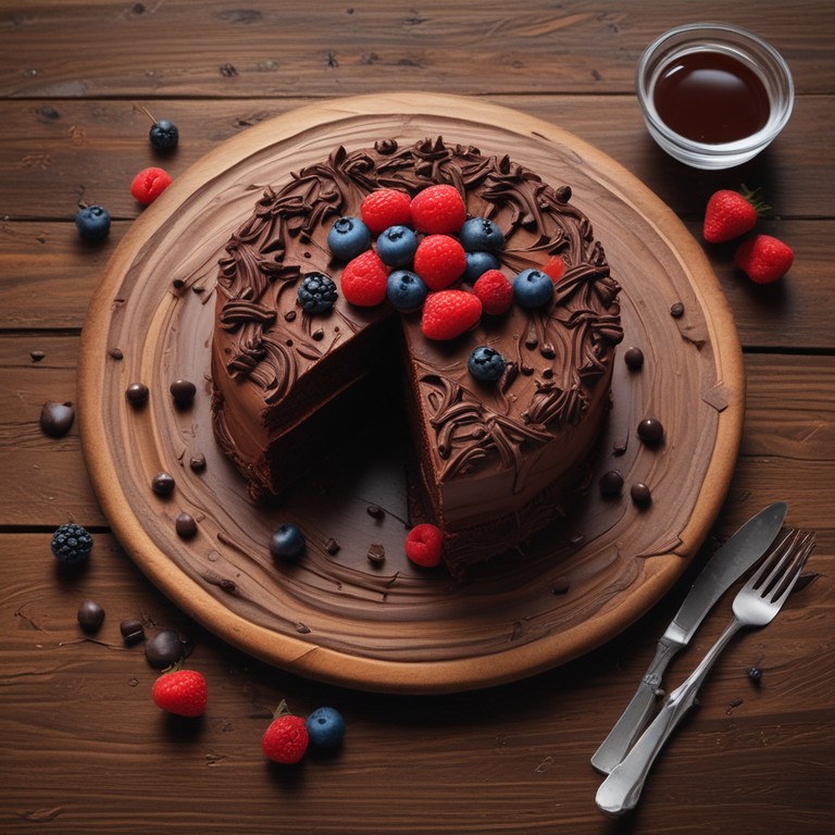 Bolo de Chocolate Fofinho com Cobertura Cremosa