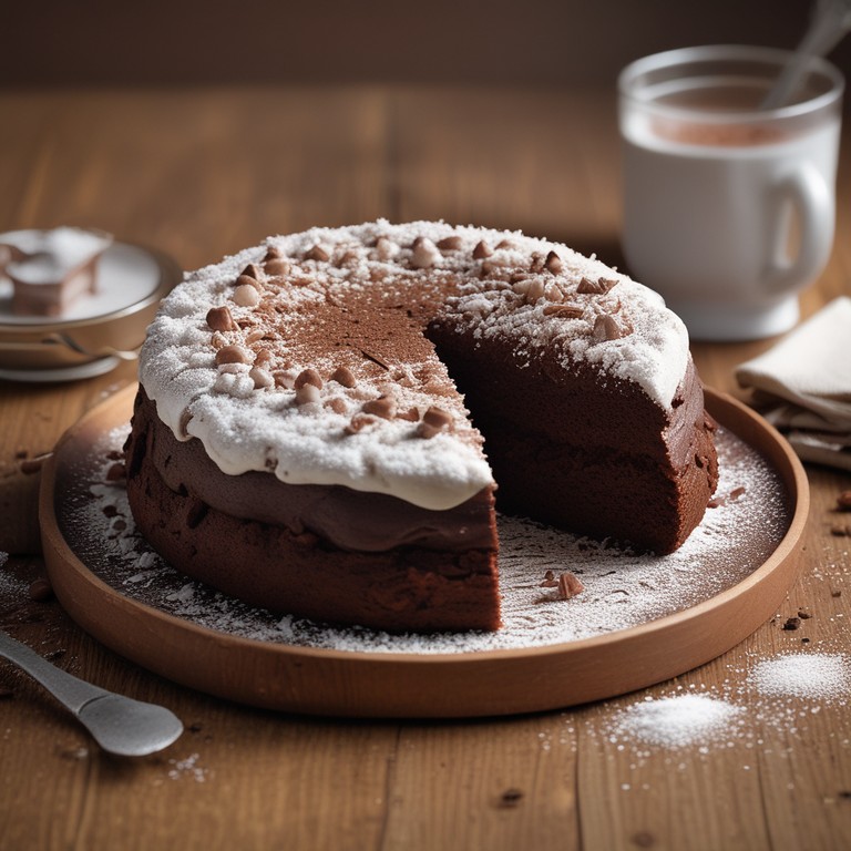 Bolo de Chocolate com Crosta Crocante