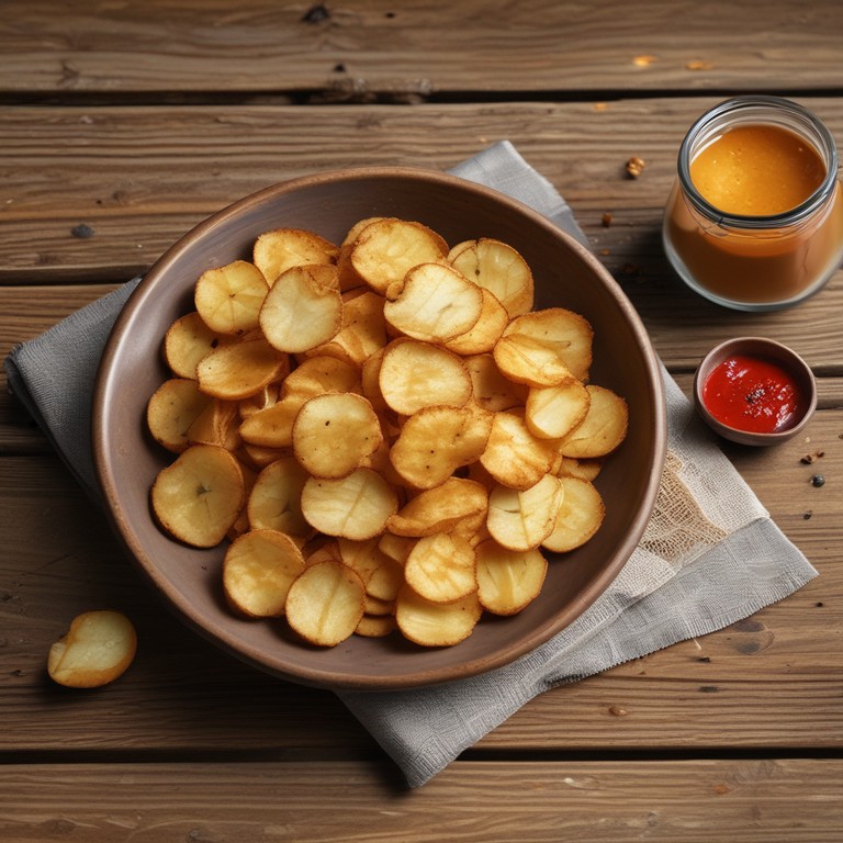 Papas Lays Caseras Crujientes