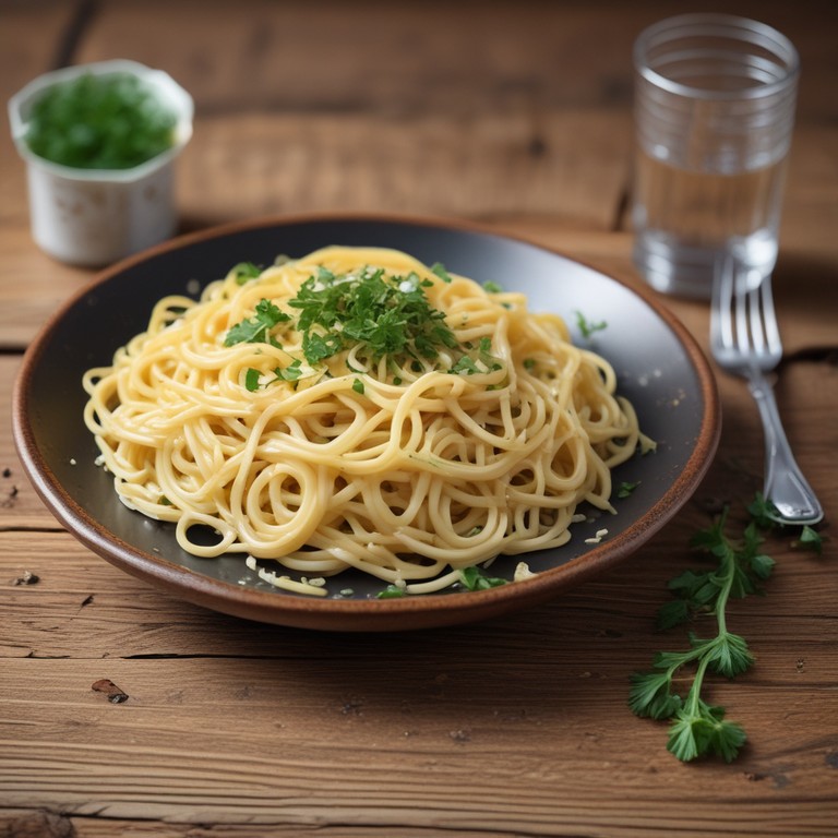 Savory Garlic Butter Noodles with Fresh Herbs