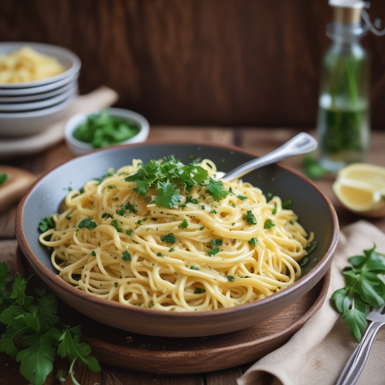 Savory Garlic Butter Noodles with Fresh Herbs