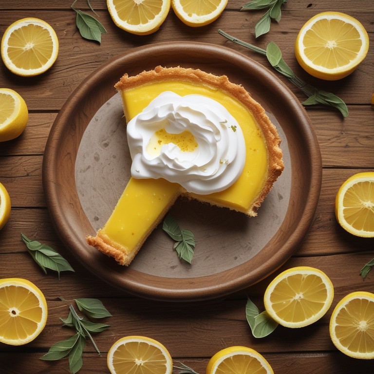 Torta de Limão com Chantilly