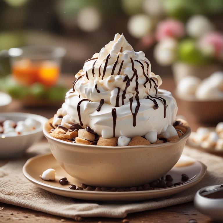 Marshmallow-Eiscreme