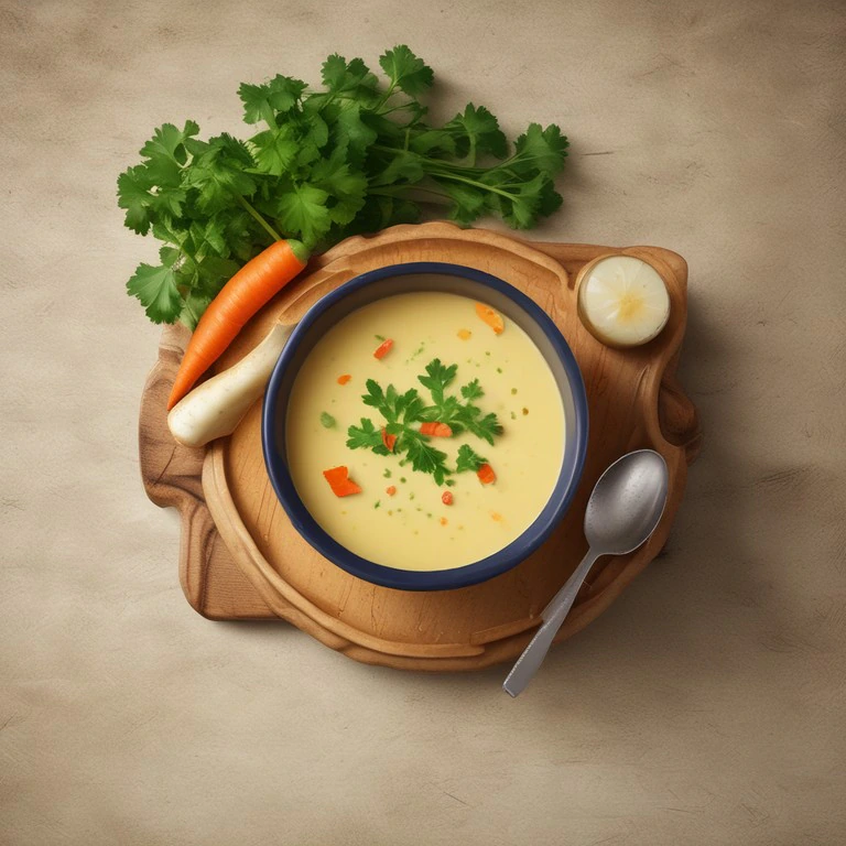 Cremige Biersuppe mit Gemüse