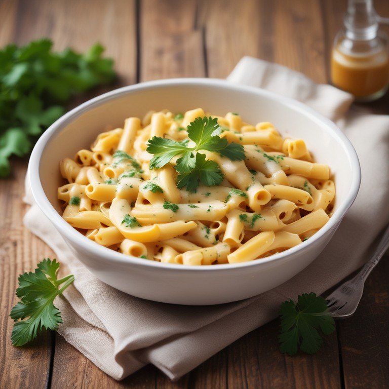 Macarrão Cremoso com Creme de Leite e Queijo