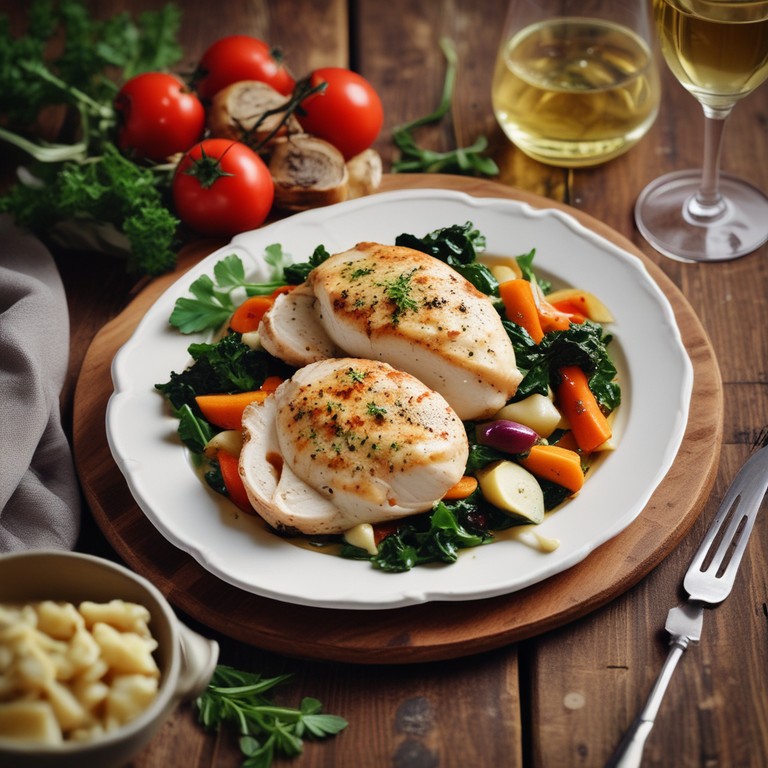 Peito de Frango Recheado com Espinafre e Queijo