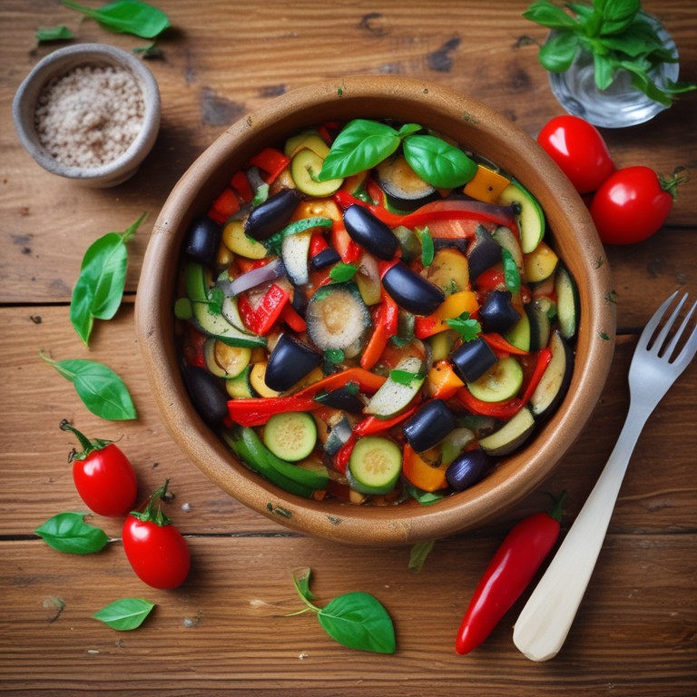 Mediterranes Gemüse-Ratatouille