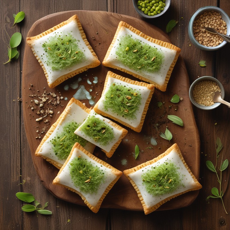 Delicious Pistachio Pop Tarts with Creamy Filling