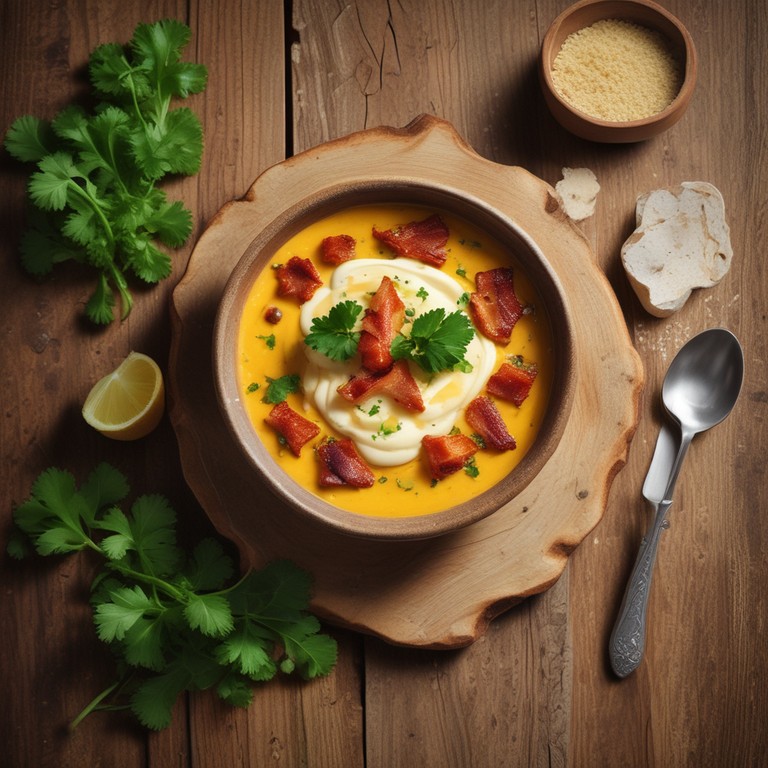 Canjiquinha Cremosa com Bacon e Requeijão