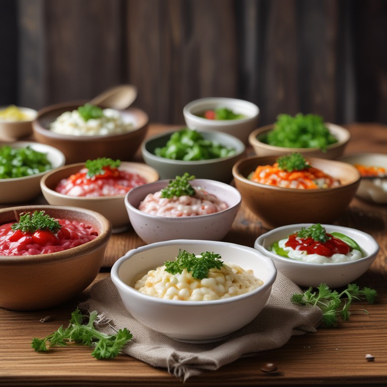 Salsas Variadas para Tartares