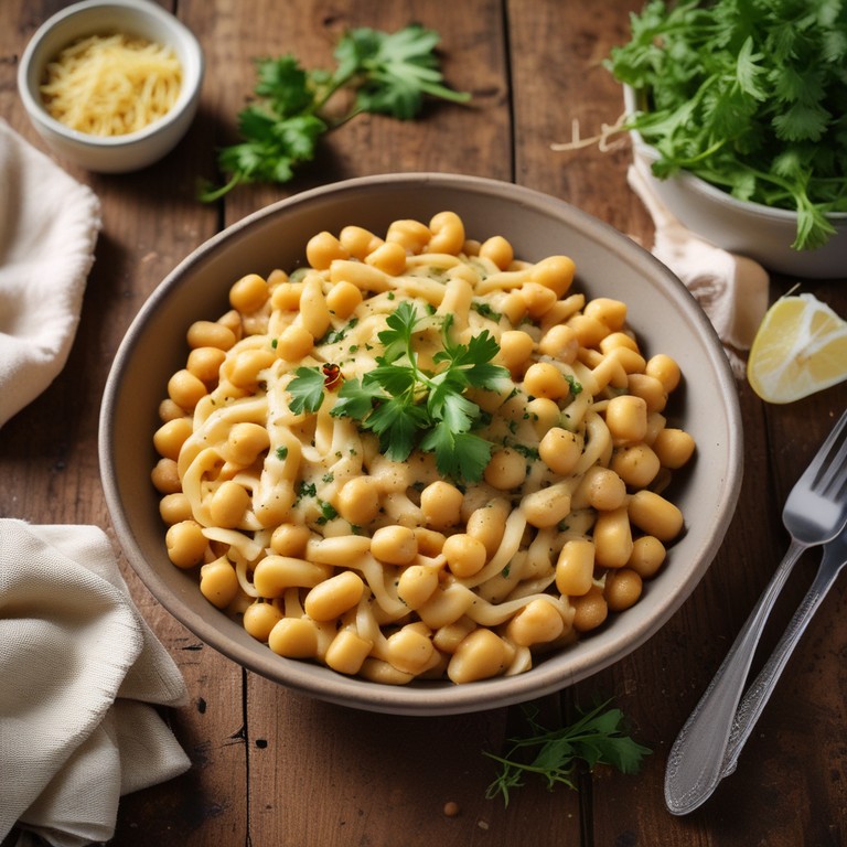Creamy Chickpea Pasta Delight