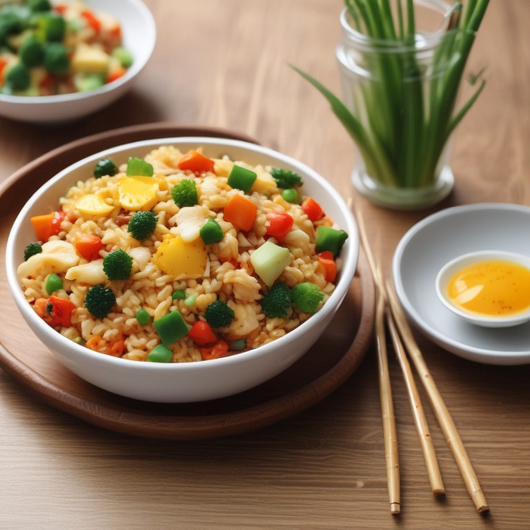 Quick and Easy Fried Rice for One