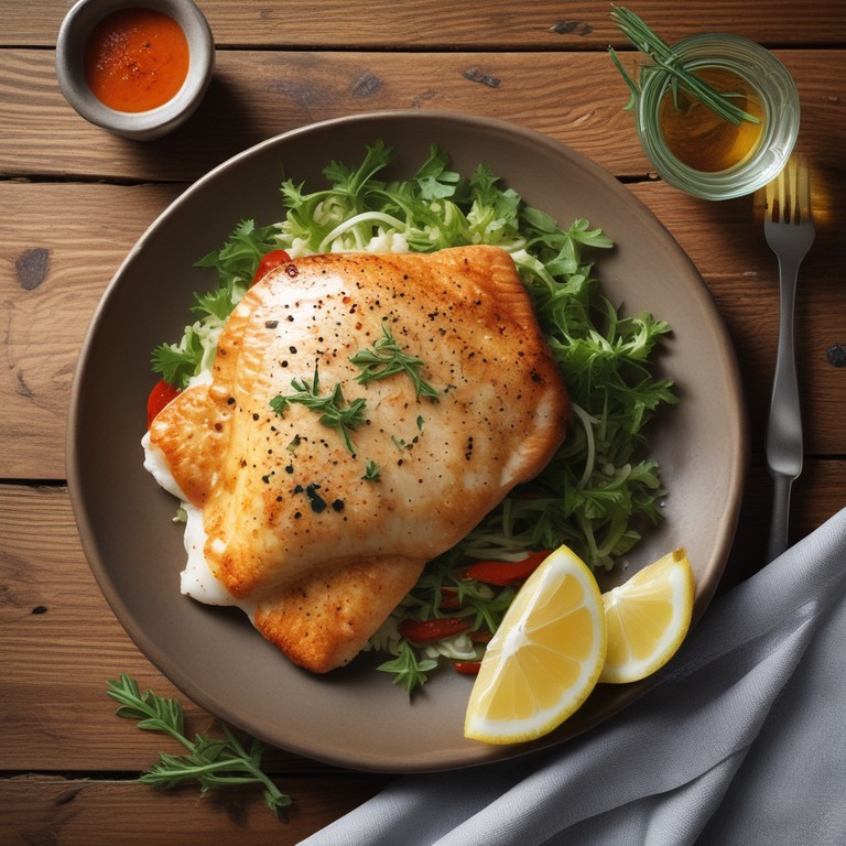 Tilápia ao Limão com Ervas e Paprika