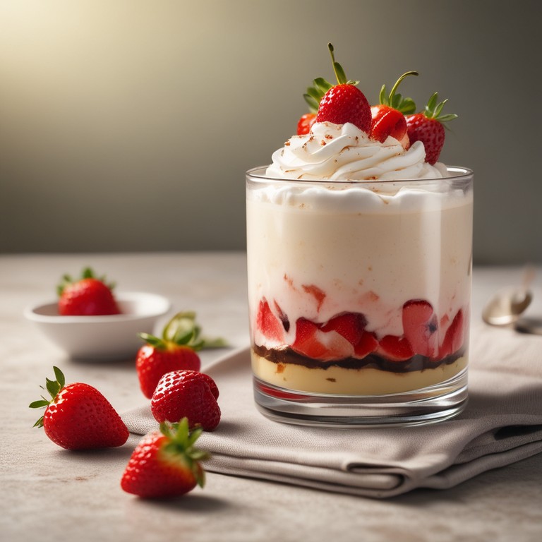 Pavê de Morango com Leite Condensado e Achocolatado