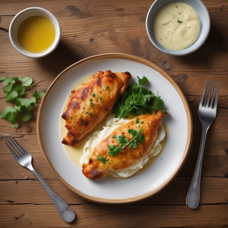 Frango à Marguerita com Farinha de Trigo e Ovos