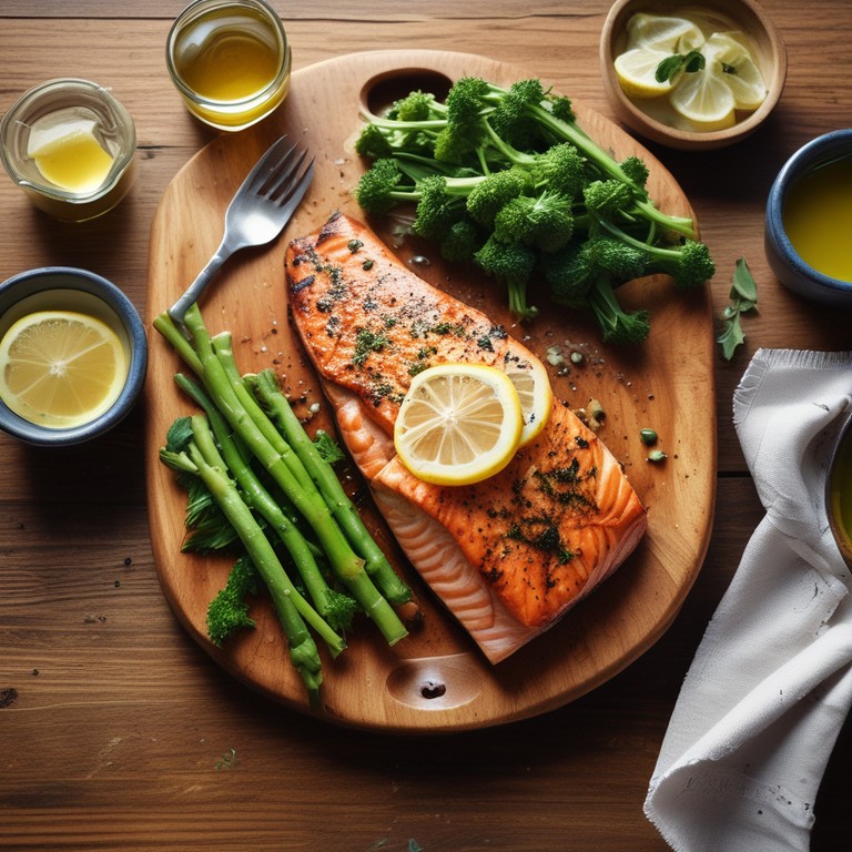 Saumon Grillé aux Herbes et Citron