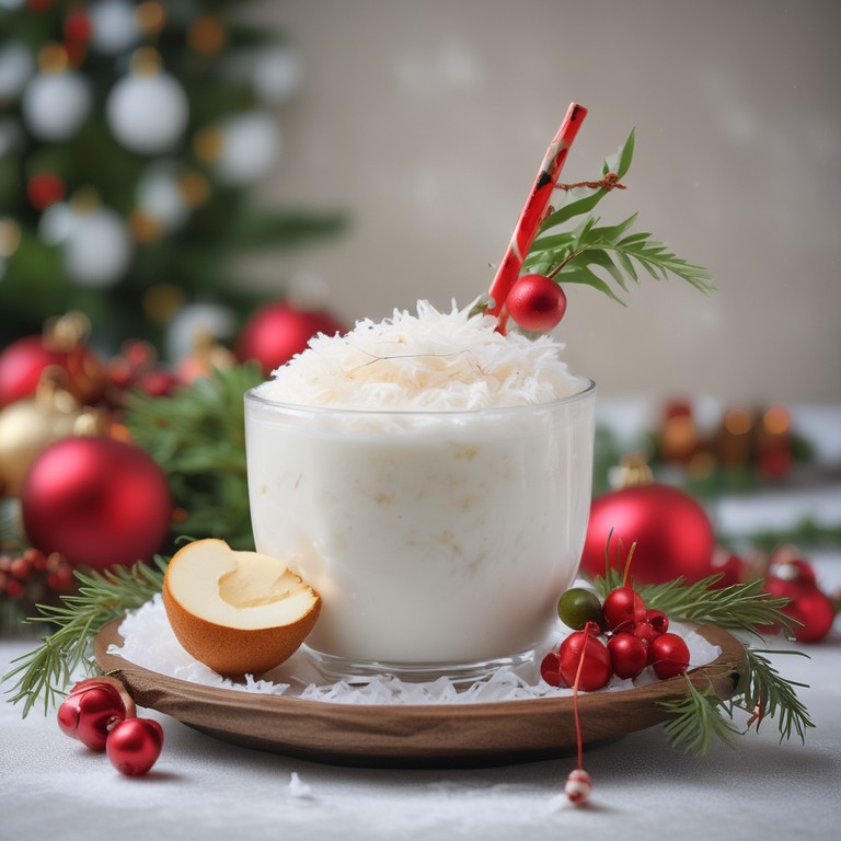 Festive Coconut Christmas Cordial